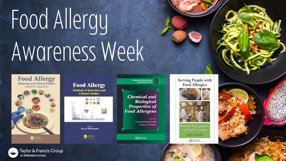 Food Allergy Awareness Week raises awareness and fosters support for people with food allergies. Browse our important titles that discuss #foodallergies #foodallergyawarenessweek #faaw spr.ly/6013jIwvl