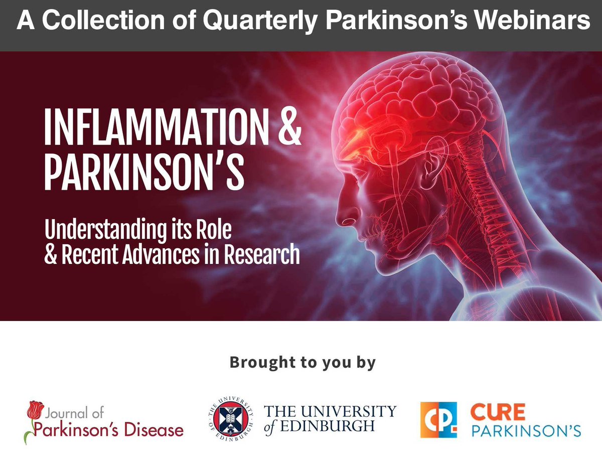 Watch the recording from our latest webinar to learn more about #Inflammation and its role in #Parkinsons, held in partnership with the Journal of Parkinson’s Disease and the University of Edinburgh. Watch today at: buff.ly/44KPO4p