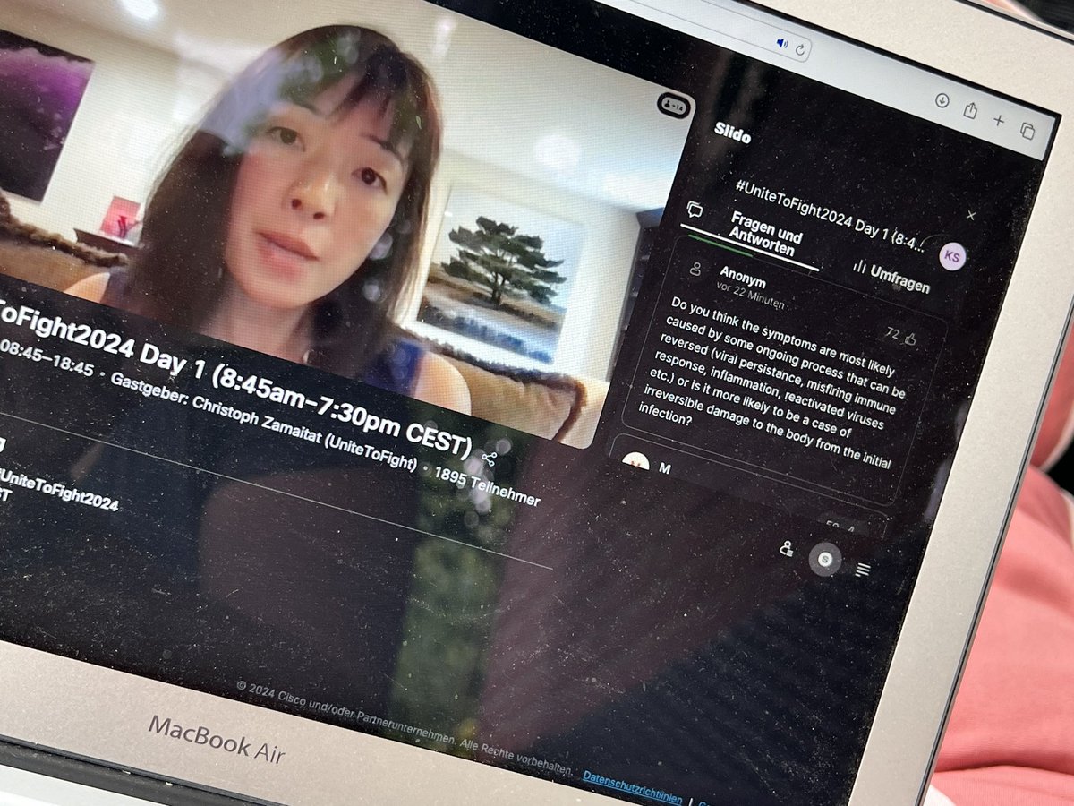 If @VirusesImmunity believes we can undone our damage (not in all cases), we just want to believe that now. there is hope! #UniteToFight2024 #MECFS #LongCovid