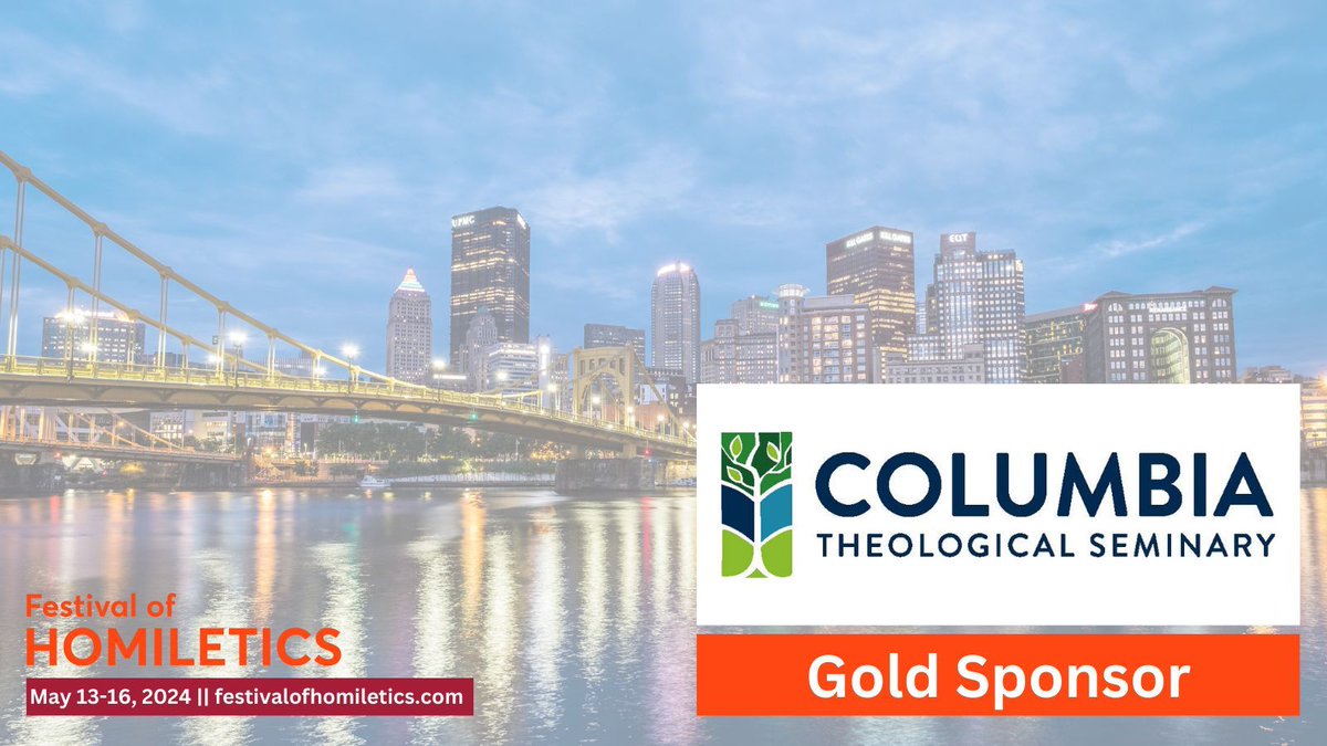 Many thanks to our friends at <a href="/CTSeminary/">Columbia Theological Seminary</a> for sponsoring today's morning break! 
Enjoy the drinks and snacks!
Join the conversation #Homiletics2024