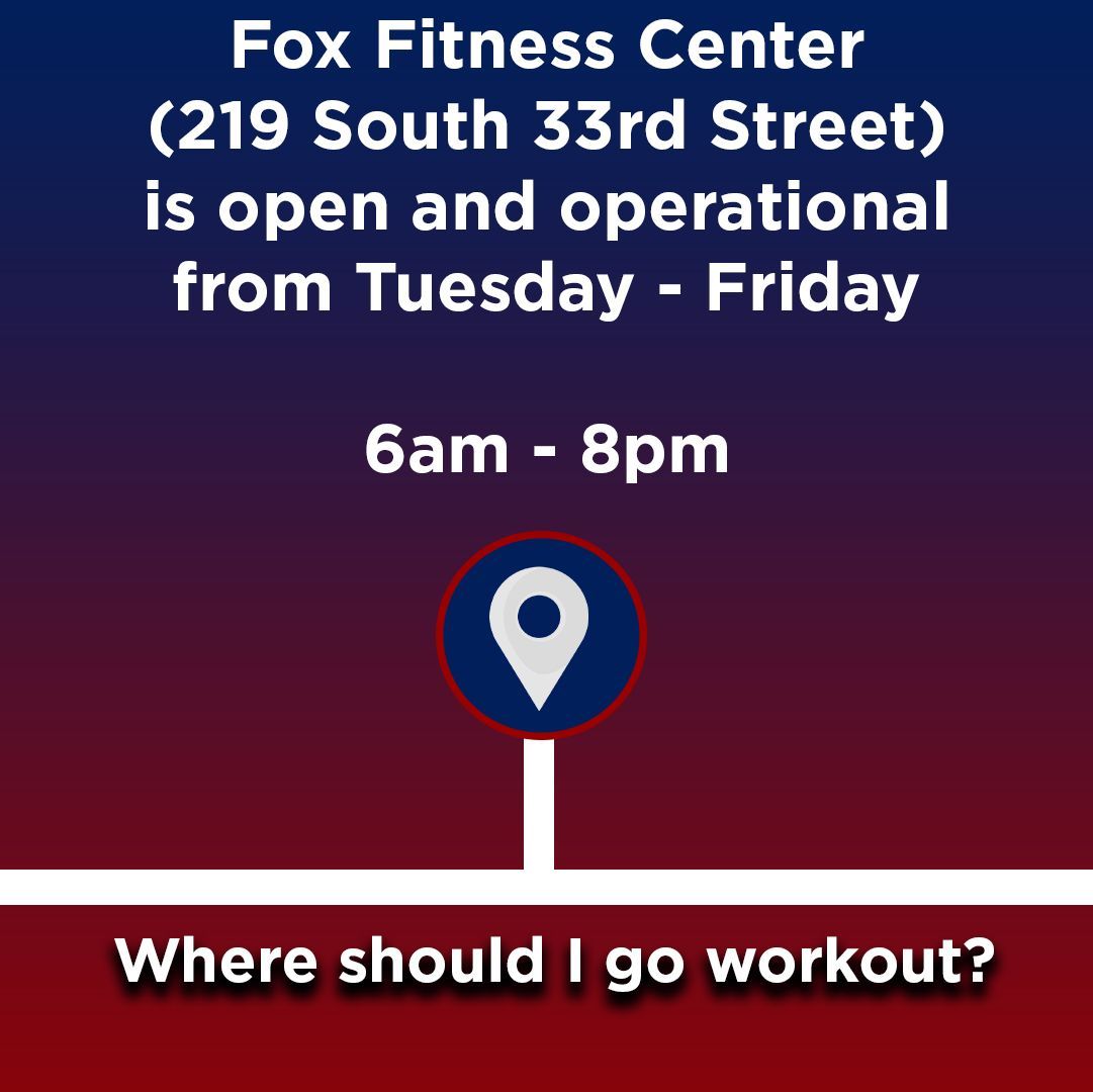 PennCampusRec's tweet image. Shutdown Week is next week! This is the week of the closure of Pottruck Health &amp;amp; Fitness due to maintenance, cleaning, and renovations! Fox Fitness Center is still open for use on the weekdays except for Monday due to commencement. 

#Pennrec #CampusRec #Maintanence