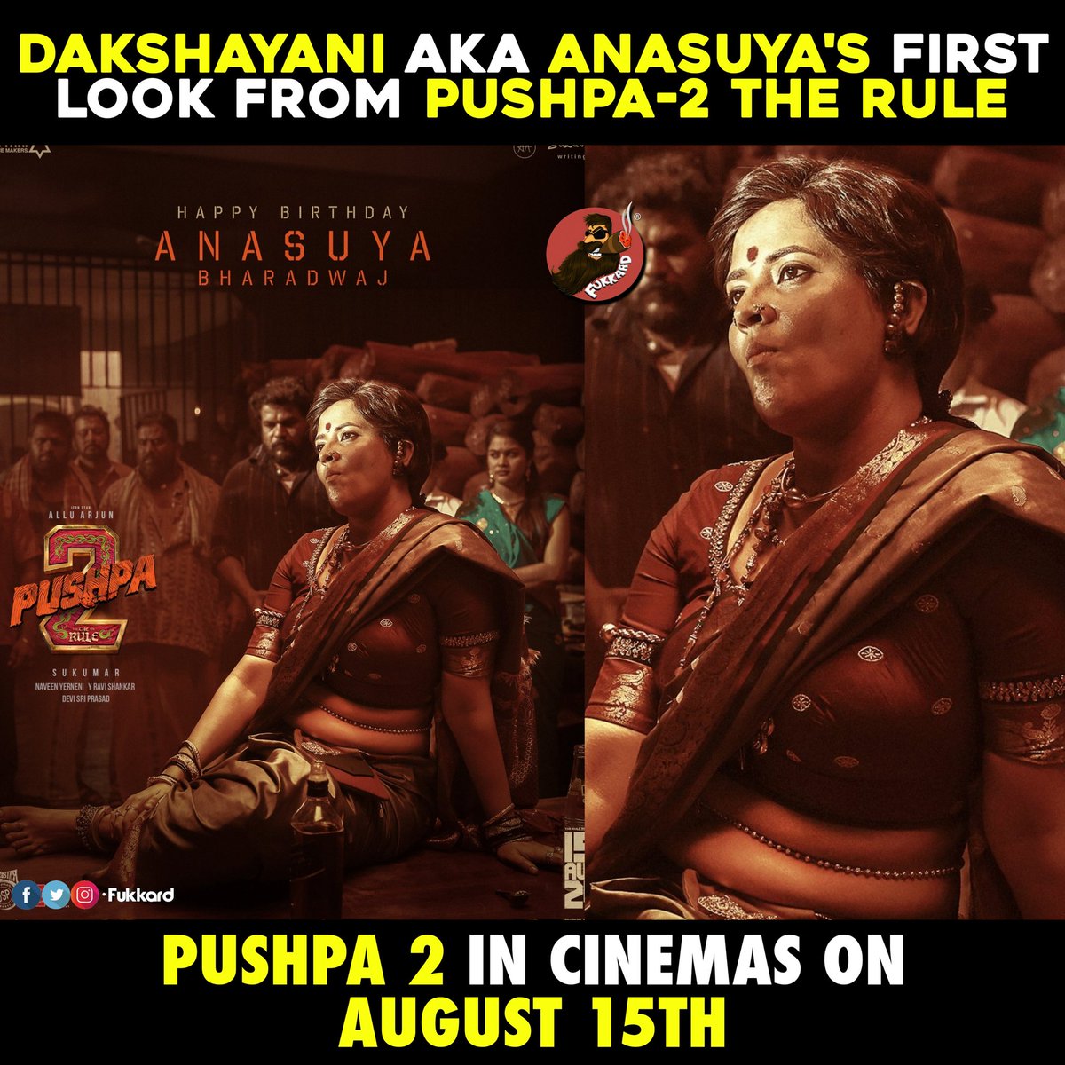 #PushpaTheRise #Anasuya