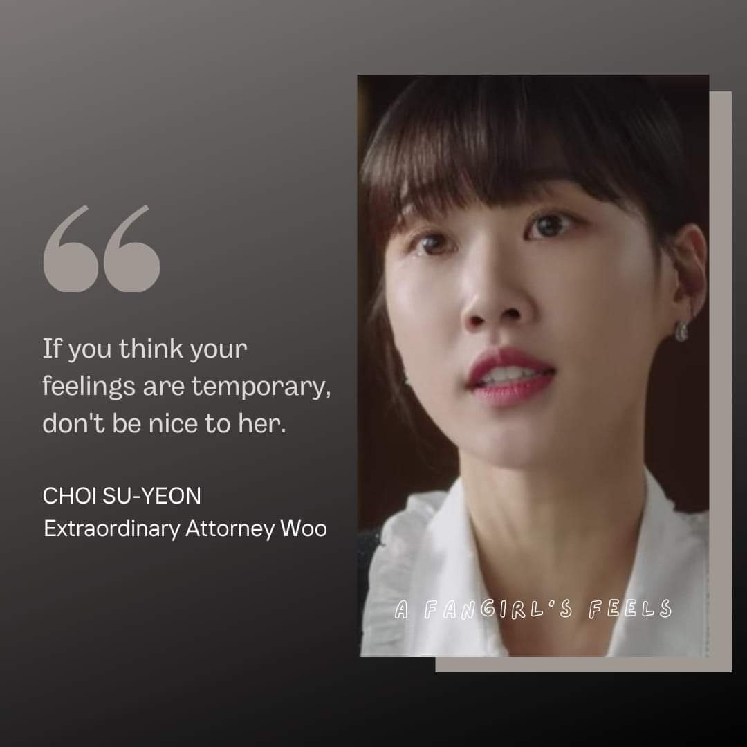 #KdramaQuotes #ExtraordinaryAttorneyWoo #HaYoonKyung 

afangirlsfeels.com/extraordinary-…