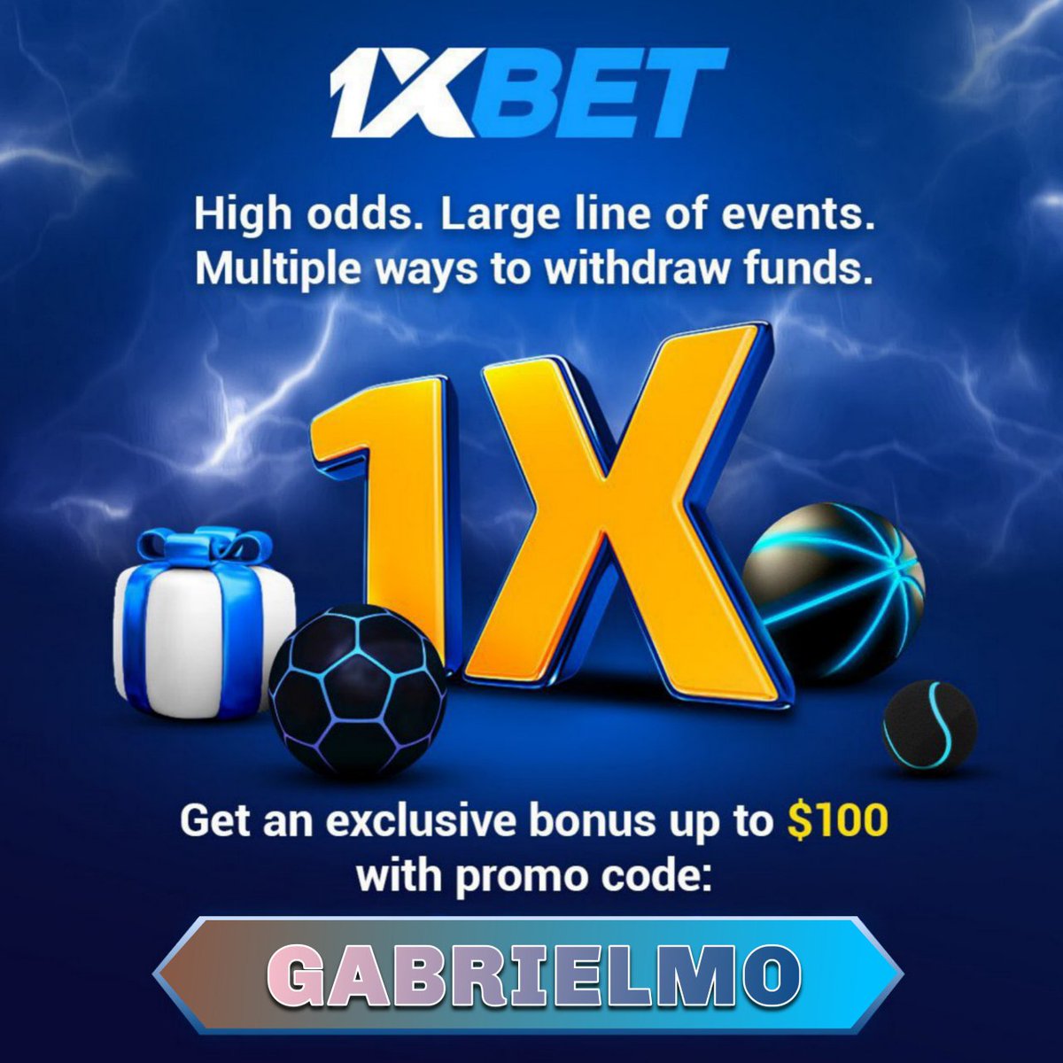 Benefits of using #1xbet, just to mention a few ☑️ 200% Bonus on your 1st deposit ☑️ Wide range of markets ☑️ Variety of sports to play @ day ☑️ Boosted odds ☑️ Winnings nazo ni 💯 % Register today 👉 tapxlink.com/GABRIELMO_link Promocode: GABRIELMO