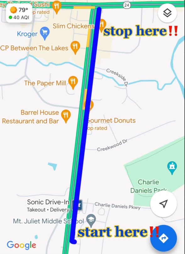 Come see us off!