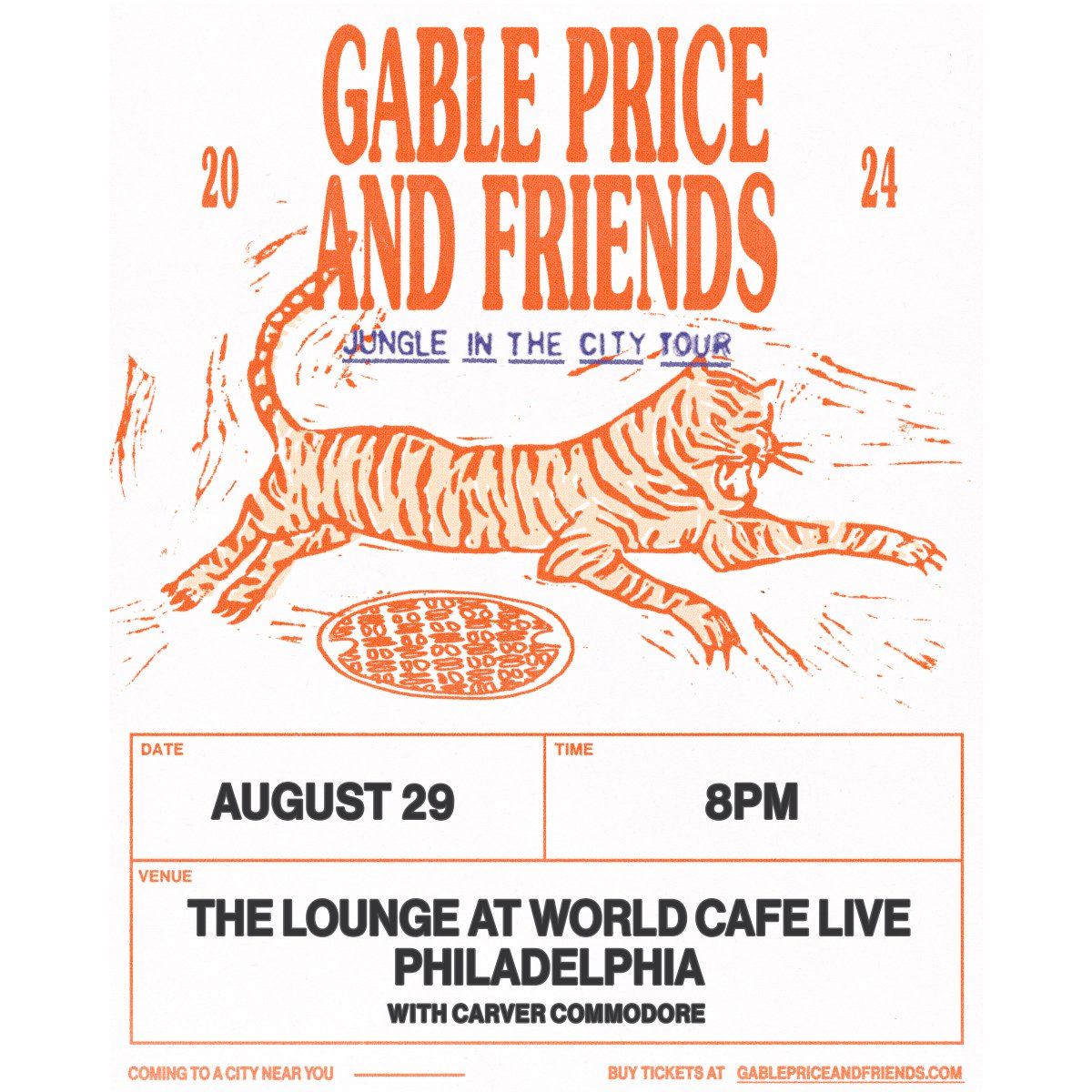 *Just Announced* 4-piece alternative rock band @gpandfriends bring their music inspired by The Killers, Kings of Leon, Gang of Youths, and Switchfoot through The Lounge on August 29 w/ @carvercommodore! Tickets go on sale 10am Friday: tinyurl.com/2xmzde9v