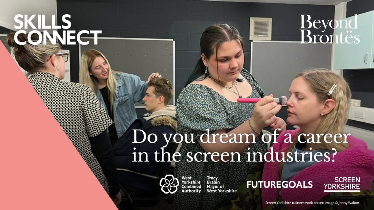 📣 Last chance to apply for Beyond Brontës: The Mayor's Screen Diversity Programme! ➡️ screenyorkshire.co.uk/beyond-brontes… Our part-time training will provide you with the skills to get started in the screen industries. Apply by 11:59am tomorrow @MayorOfWY #SkillsConnect @WestYorkshireCA