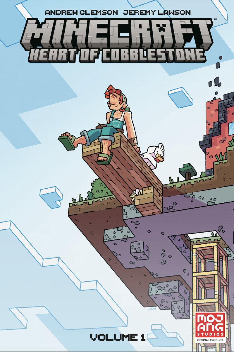 One farmer's quest takes readers to new heights with Minecraft: Heart of Cobblestone, an all-new official @Minecraft graphic novel, coming this October! @GameRant has the exclusive details: bit.ly/3QMIIGG With @Mojang, by @AndrewClemson & Jeremy Lawson.