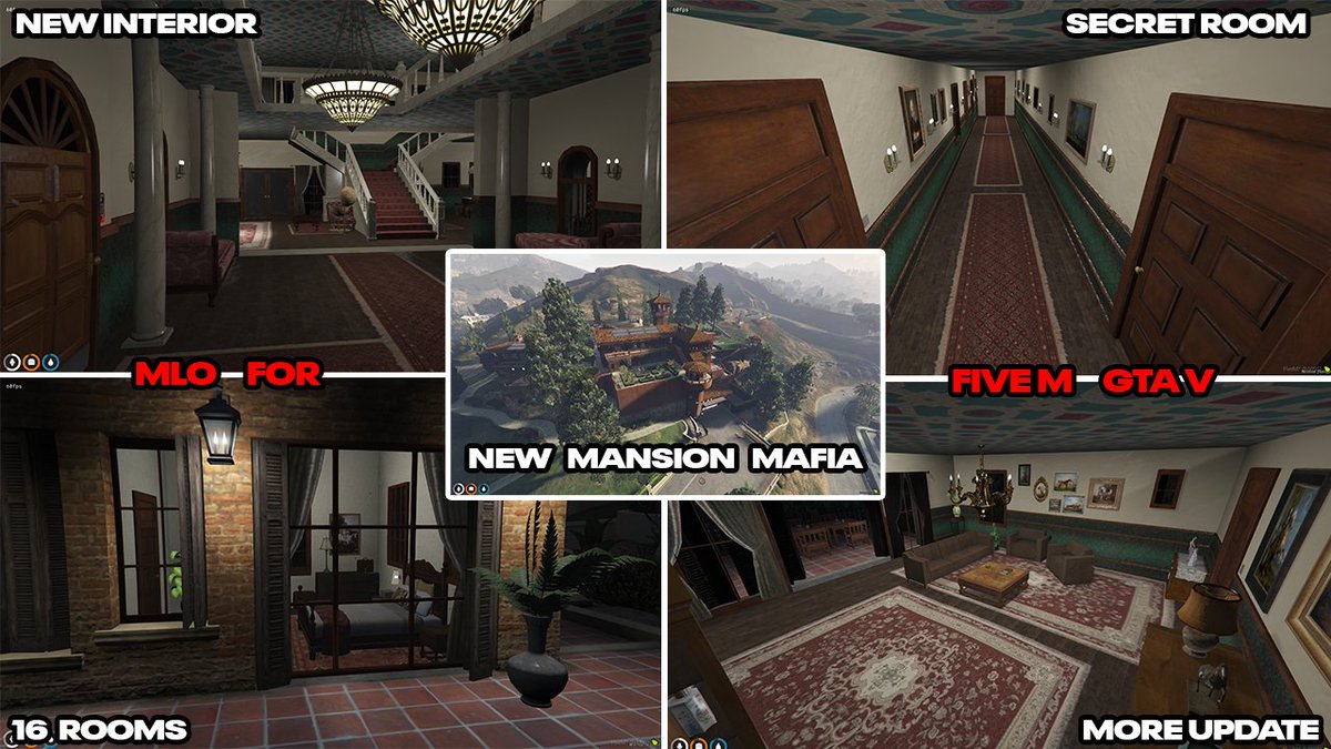 NEW MANSION MAFIA | MLO | GTAV | FIVEM  ➡️youtu.be/1ExG3uo5v38  #GTAV #gtavroleplay #GTA5 #GTARP #FIVEM #twitchespaña #streamers #twitch #twitchstream