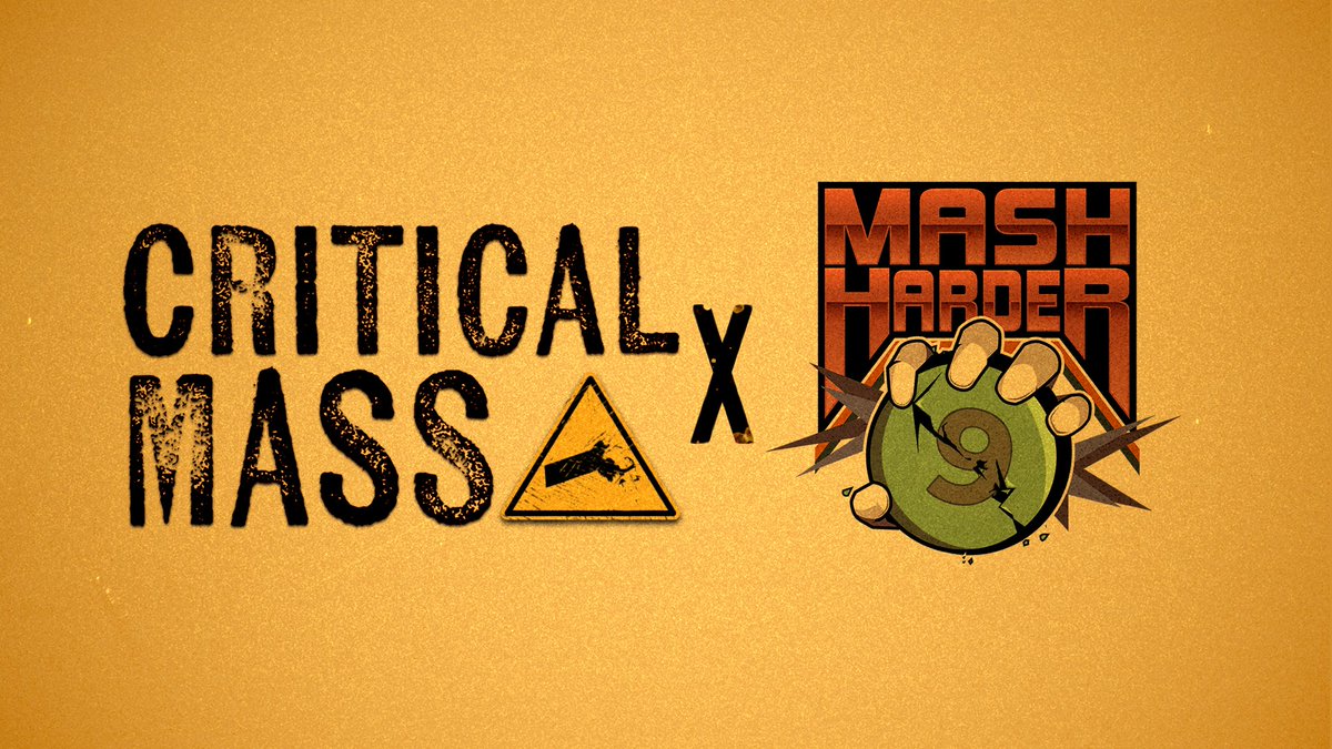 We're excited to announce that we'll be offering free reg to the winner of Mash Harder 9!

Our standard price will last until 6/22- don't miss out!

reg here:
Critical Mass (start.gg/criticalmass)
Mash Harder 9 (start.gg/mashharder)
