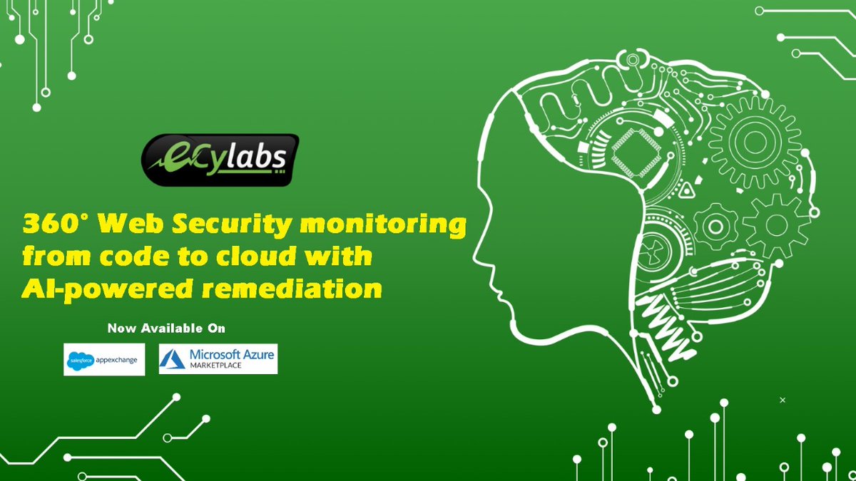 ecylabs's tweet photo. *eCyLabs is an Application Security Monitoring and Incident Response Platform*

We're excited to share that you can now find us on the *Salesforce Marketplace*!

https://t.co/IJU0XwSuRE https://t.co/HWYJesyjEd