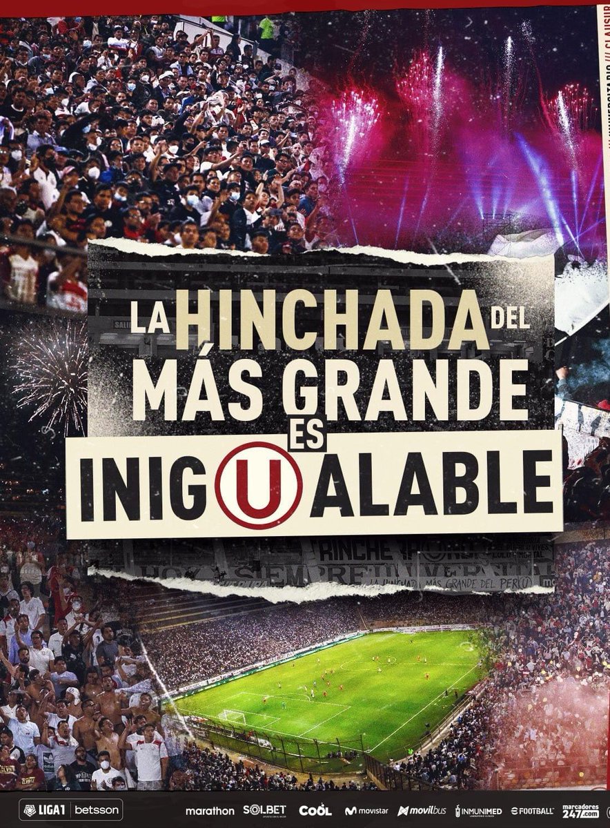 EL HINCHA DE LA 🆄 ESTÁ POR ENCIMA DE LO NORMAL A pesar del horario 5:00p.m. ya Estamos cerca a los 50 mil locos en tribuna, si el Jueves llenamos el MONUMENTAL habremos metido más de 200 mil hinchas en una semana algo nunca visto en ninguna parte del mundo 🌎 #YDaleU 🥁💥