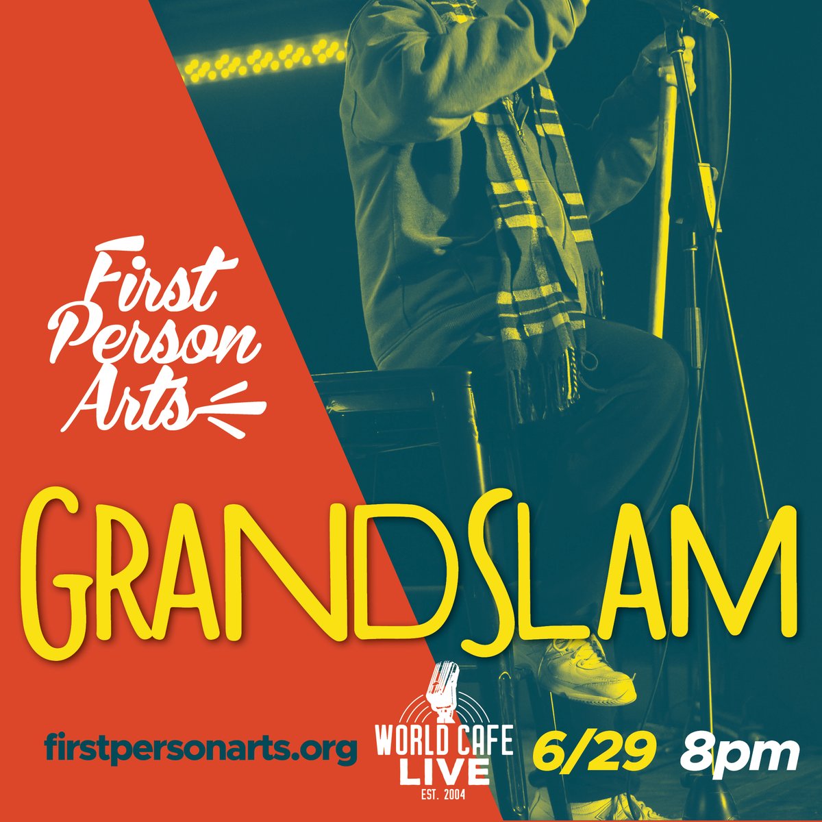 *Just Announced* Find out who the 'Best Philly Storyteller' is at Our America Now: Speechless Grandslam presented by @FirstPersonArts on Saturday, June 29 in The Lounge! Admission is free w/ RSVP: tinyurl.com/4c3fdxxn