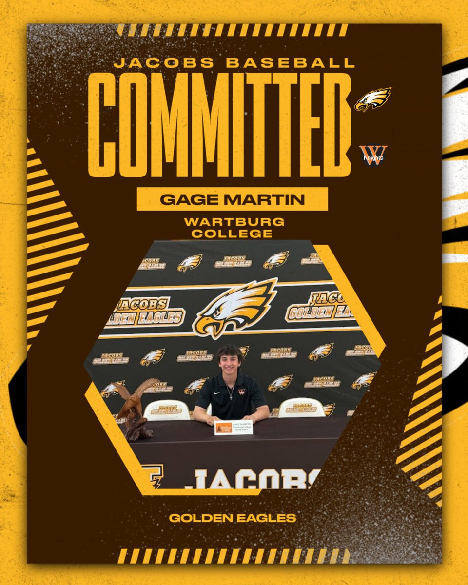Congratulations Gage on your commitment to Wartburg College. #ProudStaff
