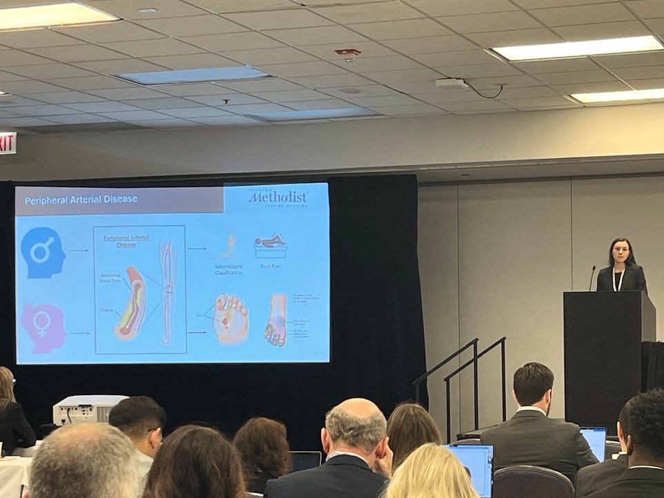 Great talk by @drakemadeline5 presenting sex based PAD diff at #VRIC2024. This histo study showed BTK thrombus a lot more than we think. With MRI-histo we can know the composition of the plaques we treat and to help us tailor our treatments! @VascularSVS @AlanLumsdenMD