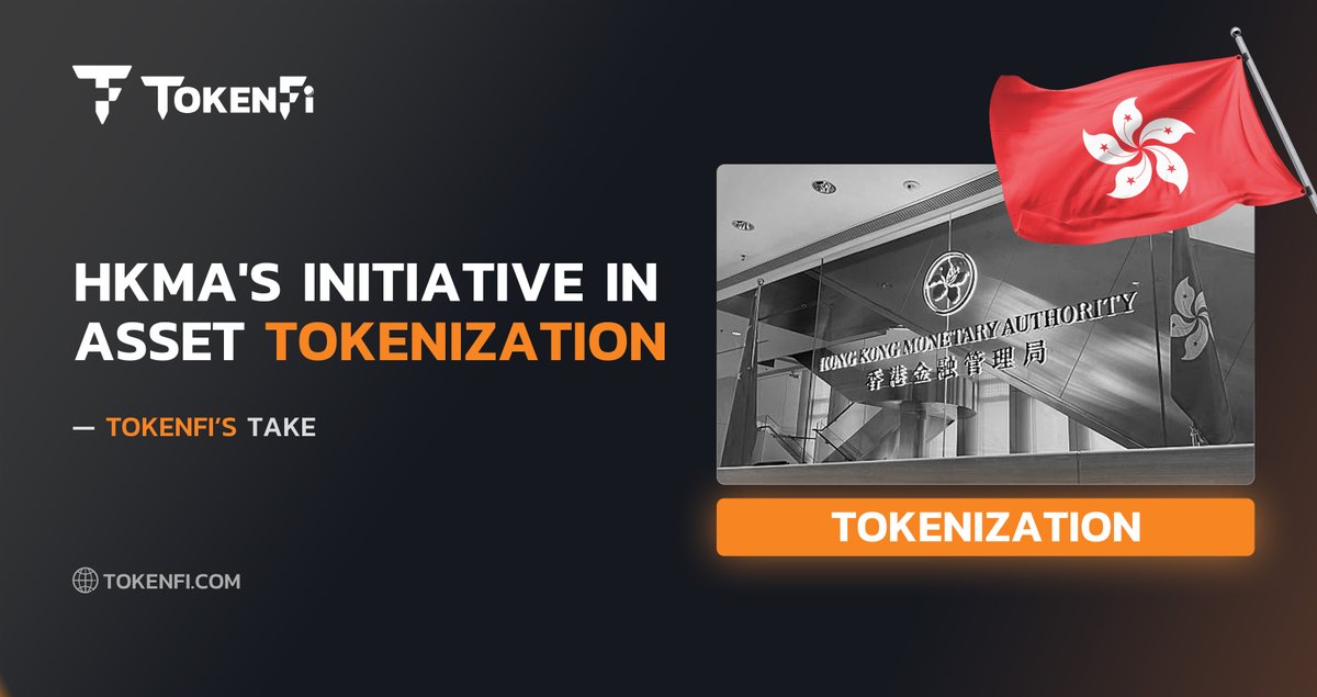 The Hong Kong Monetary Authority spearheads asset #tokenization, a concept that #TokenFi is strongly positioned for. Dive into the article to gain insights into the projected $16 trillion market potential and revolutionize your approach to asset ownership!