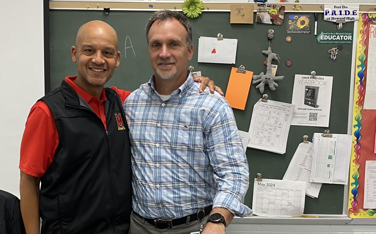 Always a great day in AP Psychology when Chris Williams comes in and turns everything we studied this year into "real-life" stuff.   Kids are always impressed with his different roles and the athletes learn a ton from him and his work at University of Maryland.
