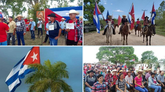 El campesinado cubano celebra con júbilo este 17 de Mayo con nuevos compromisos y victorias. Las actividades centrales demuestran que una vez más a #SanctiSpíritusEnMarcha @DeivyPrezMartn1 @MINSAPCuba @DirecSaludSsp @GeoPAlvarez @AlexisLorente74 @DiazCanelB