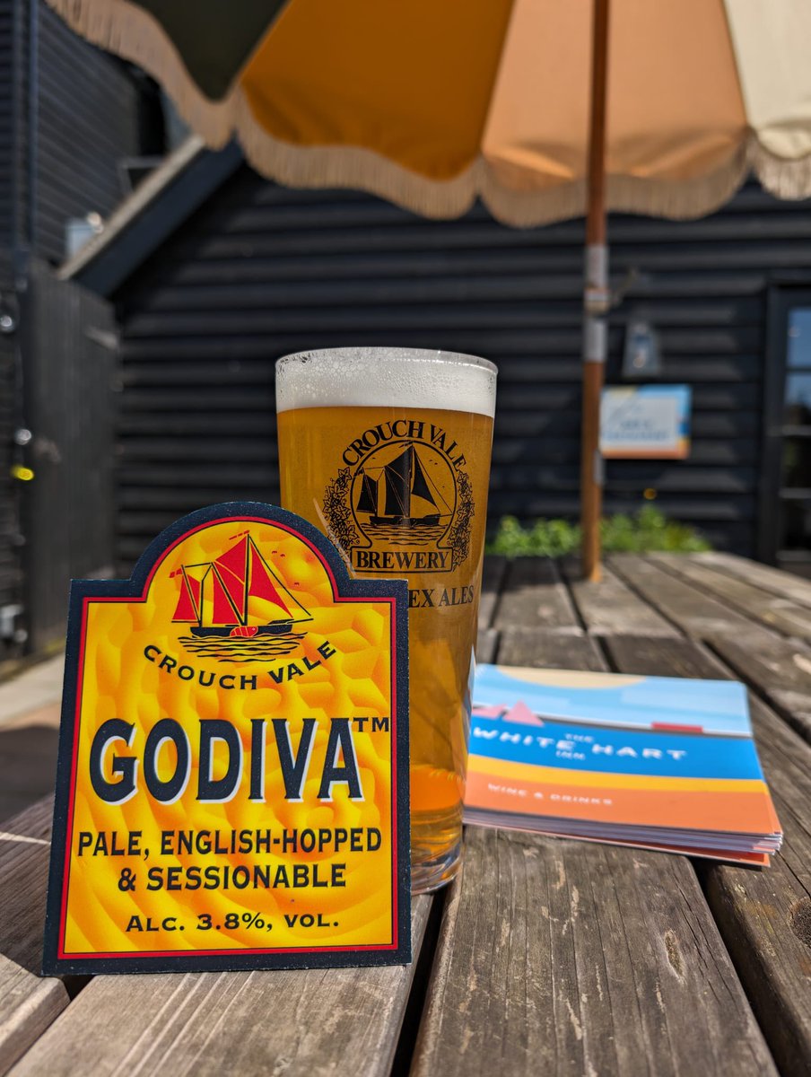 A fine guest ale on tap in Mersea #whitehartinn from the maestros <a href="/crouchvale/">Crouch Vale Brewery</a>