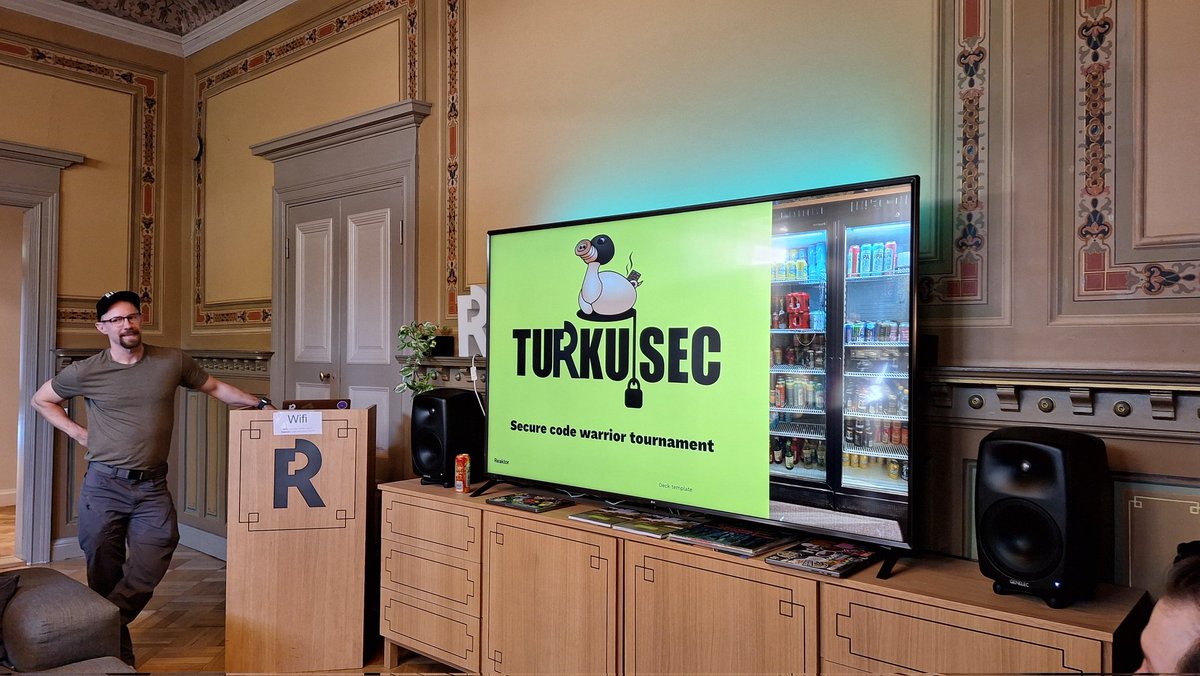 We are starting the Secure Code Warrior competition! Best of luck to all! Massive thanks to <a href="/ReaktorNow/">Reaktor</a> for powering and hosting the event!