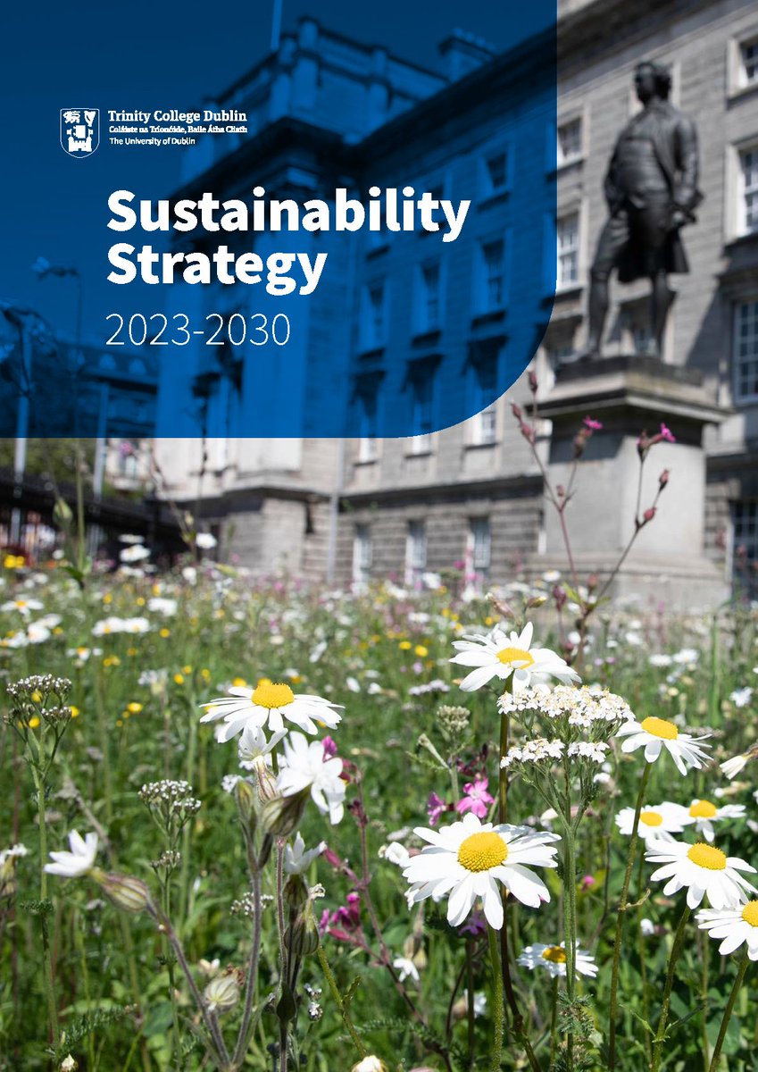 Trinity College Dublin is leading the charge towards a greener future with its Sustainability Strategy 2023-2030! Join us as we tackle climate change, biodiversity loss, and promote healthier communities. Learn more: linkedin.com/pulse/trinity-… #Sustainability #ClimateAction