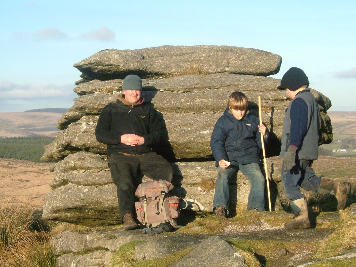Dartmoor, 2008. My son Felix (middle) died in 2017, aged 20. I'll be @heffersbookshop in Cambridge 6/6, in conversation with @BXLSeanK about my book #TheGreenHill - talking love, death, and nature. Tickets here rb.gy/r6n685 @unbounders @Mathew__Clayton @rina_gill
