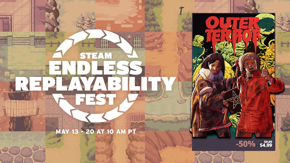 VoxPopGames's tweet photo. You can join in with ENDLESS REPLAYABILITY FEST with the @NYVGCC New York Video Games 2024 Nominated for Best Hidden Gem, #OuterTerror : https://t.co/sx5Un1fHur 

50% Off form $4.99USD https://t.co/T7D4HMff5b