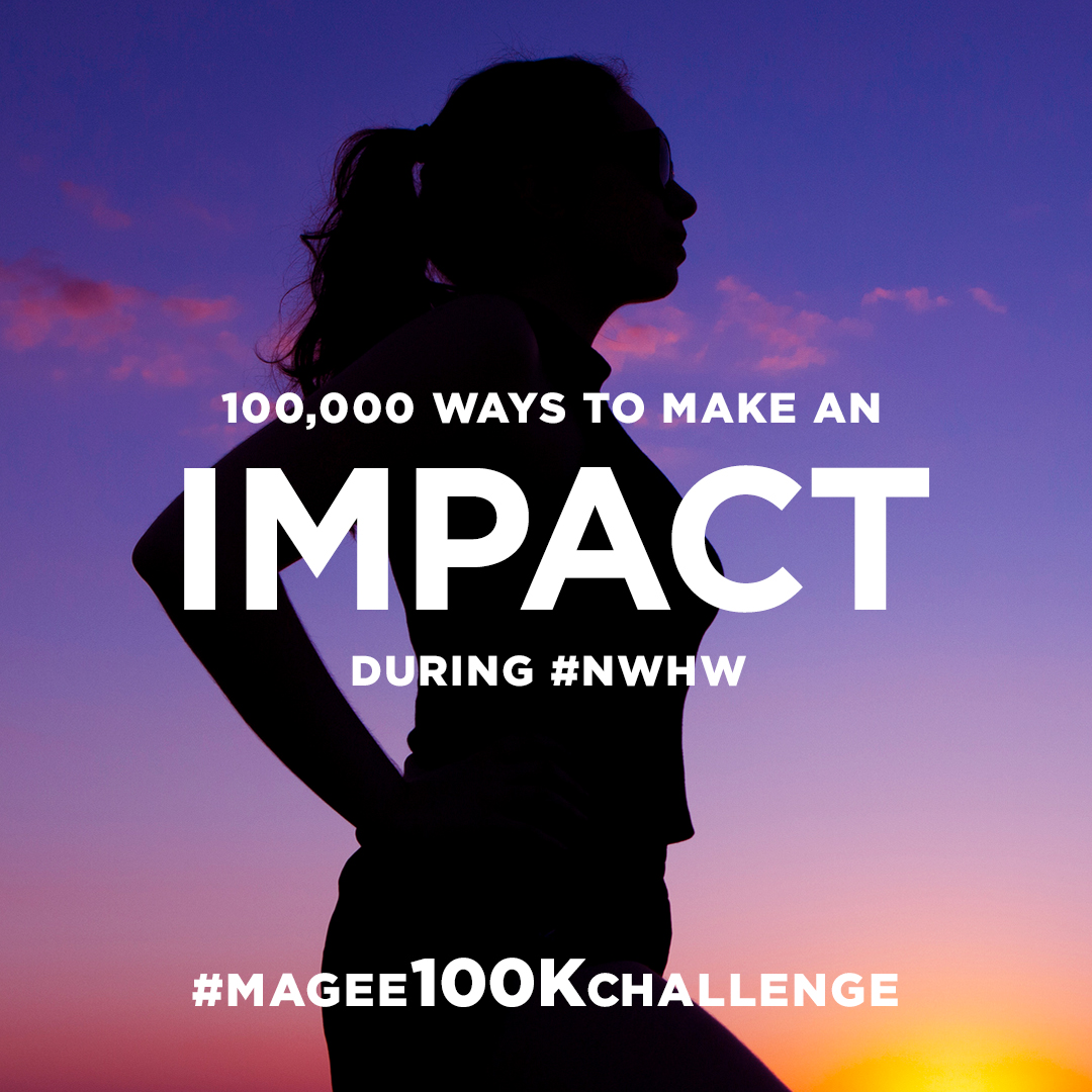 Did you know it's Women's Health Week? Don't let this week pass you by without making a difference! How? 👉 Join our #Magee100KChallenge and help us raise $100,000 for women's health research! Learn more: MageeWomens.org/100KChallenge