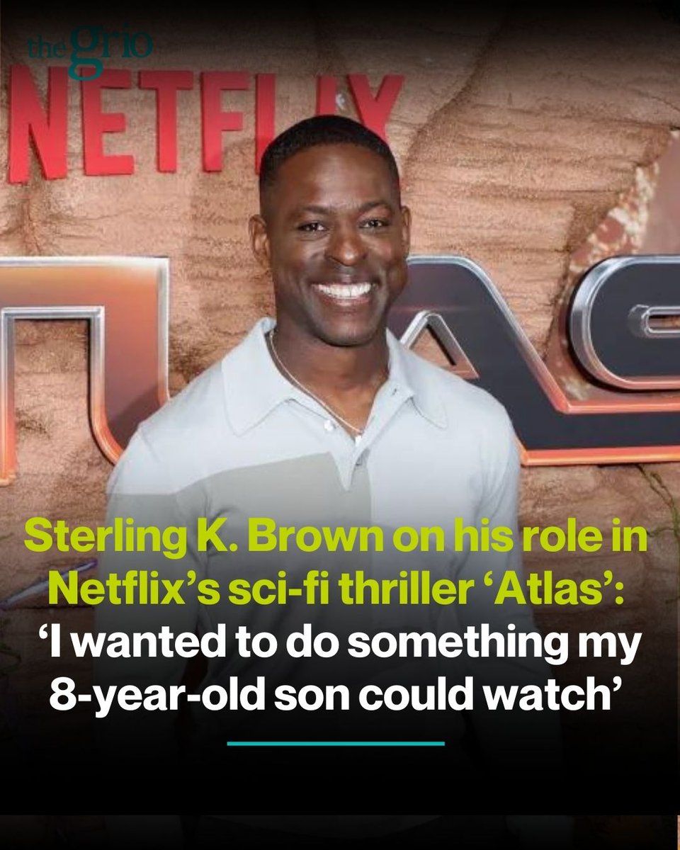 The Emmy-winning actor, Sterling K. Brown, talks to theGrio about family, artificial intelligence and his 'Clockwork Orange moment' on the set of his new Netflix film. Read More 👇🏿 thegrio.com/2024/05/14/ste…