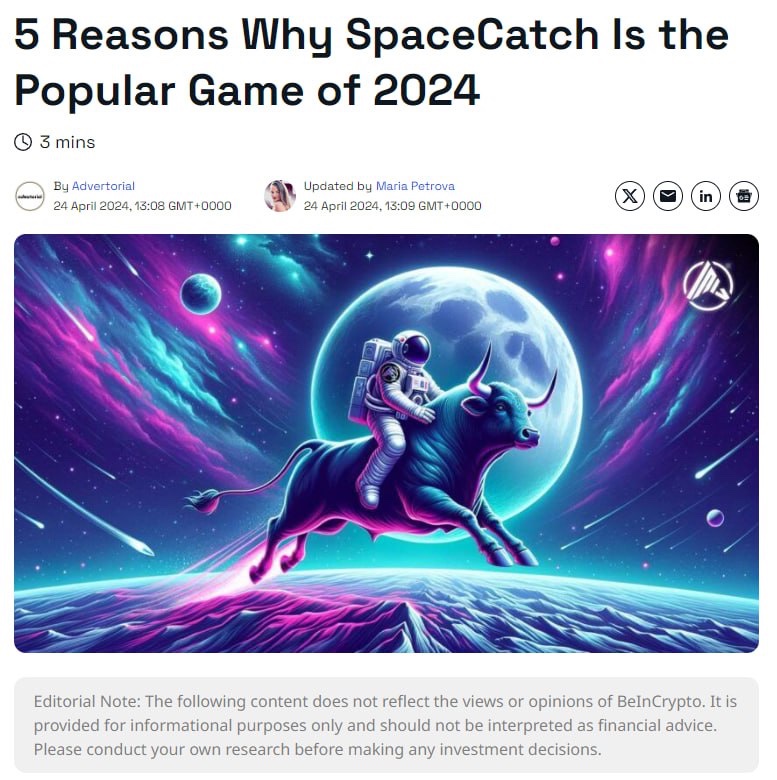 $CATCH the DIP

$GME is bringing the volume back to Gamefi, and CATCH is one I just picked on Mexc

Their game follows the spaceship, which reminds me of Elon's SpaceX

I just saw this article about 5 reasons why Space Catch is the popular game of 2024

I think that shows you all…