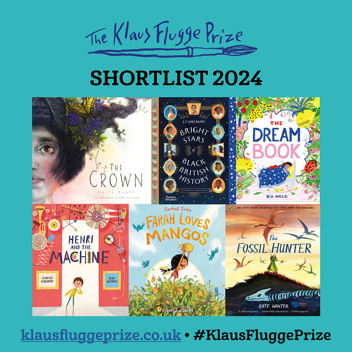 Celebrating exciting new talent in picture book illustration, the shortlist for this year's #KlausFluggePrize has been announced! Six playful, funny and thought-provoking picture books for children to pore over and enjoy: kntn.ly/98471955 @KlausFluggePr @smithsmm