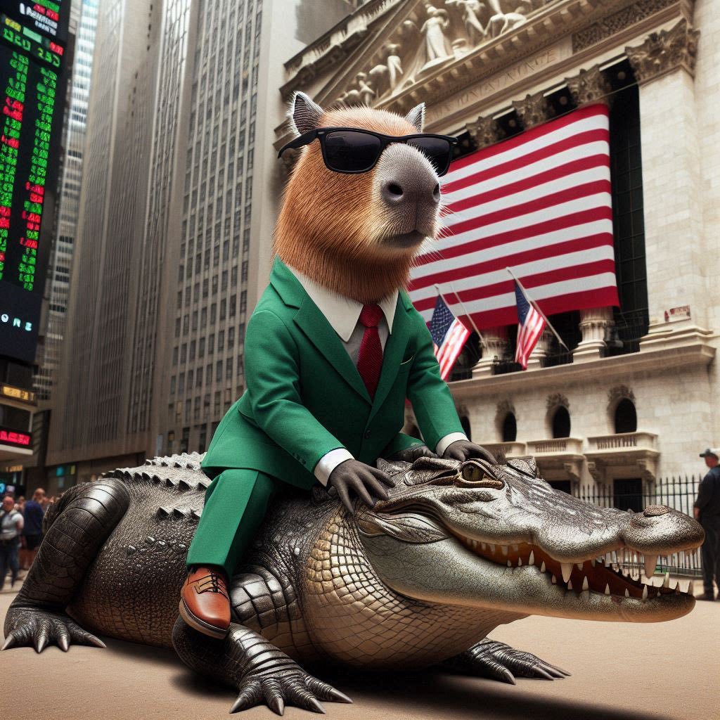 capy on croco tweet media