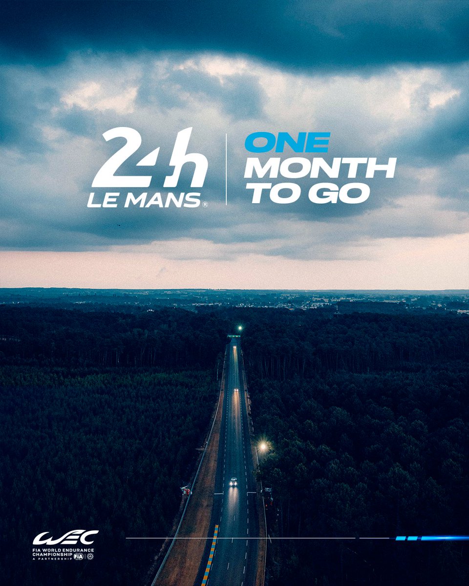 The race of dreams; full of hope, fear, and excitement✨ One month until the world’s greatest endurance race, the @24hoursoflemans, Round 4 of the 2024 FIA World Endurance Championship 🇫🇷 #WEC #LeMans24 @fia
