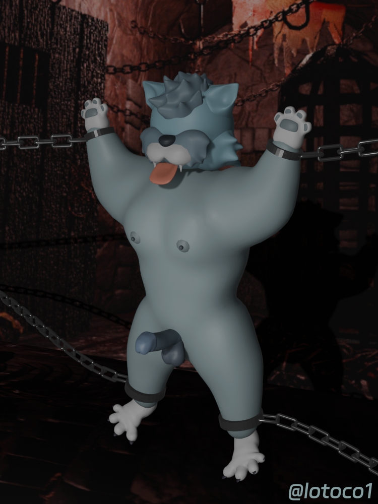 画委托，把自己画硬了

Broe gets caught. What will he suffer?
(Painting Commission)

#nsfw #furry