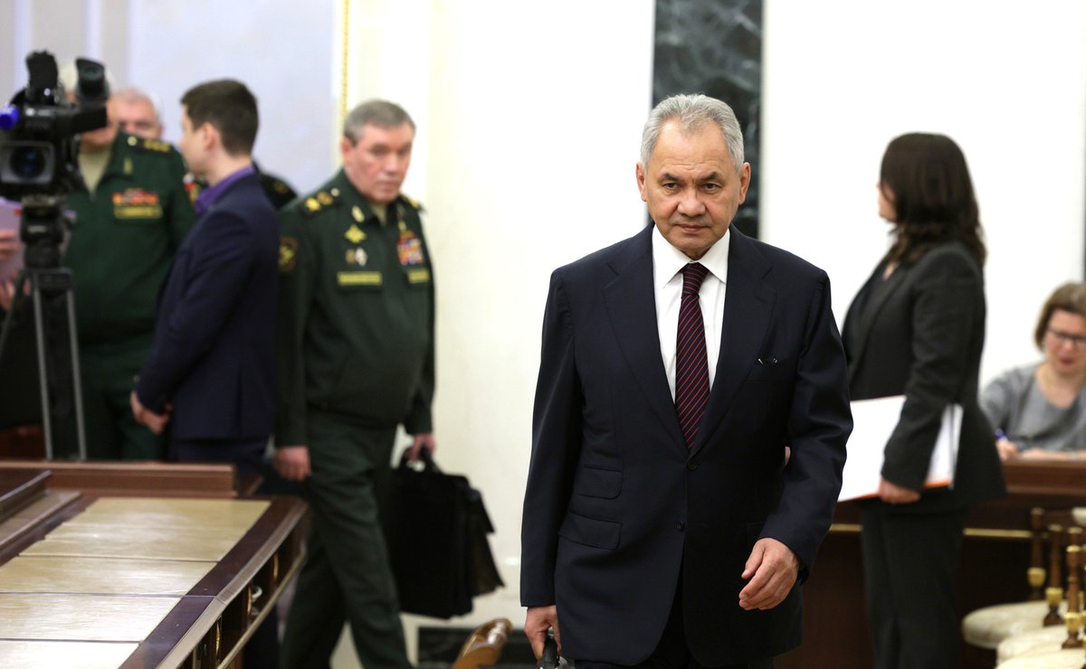 📝🇷🇺#Russia #Putin #Kremlin #Belousov #Shoigu #RussianDefenceMinistry #RussianArmyForce: Belousov, Shoigu, Gerasimov and commanders of military districts met with Putin. The President thanked them for their work and noted that it was going according to plan. Russian troops in