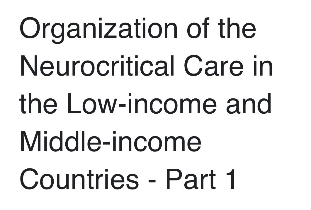 💫Take the survey on #neurocriticalcare if you are a healthcare worker in the #LMICs and be a collaborator🔗 forms.gle/HpkN2qPyBfERMZ