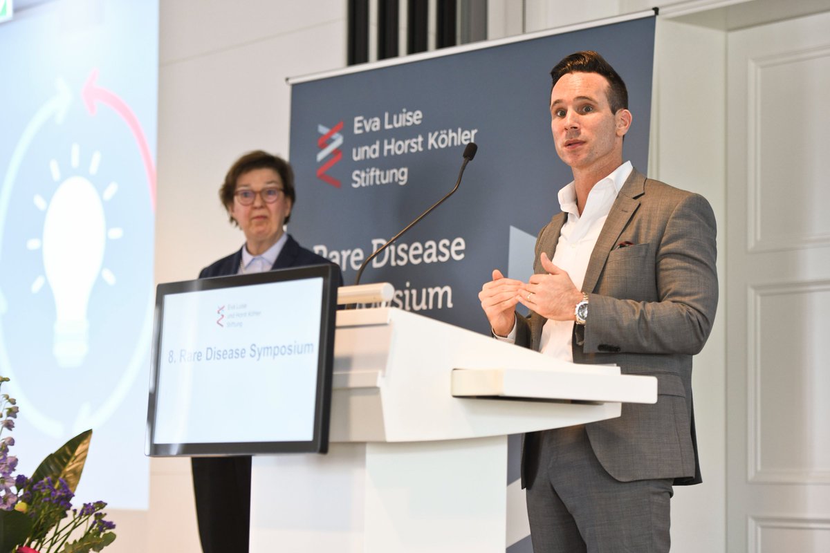Thank you to former German President & First Lady, Horst & Eva Luise Köhler, for inviting our CEO @MichaelPHund to keynote their Eva Luise and Horst Köhler Foundation for People with Rare Diseases #RareDisease Symposium in Berlin. It was a phenomenal 2 days of 'Rethinking Rare'.