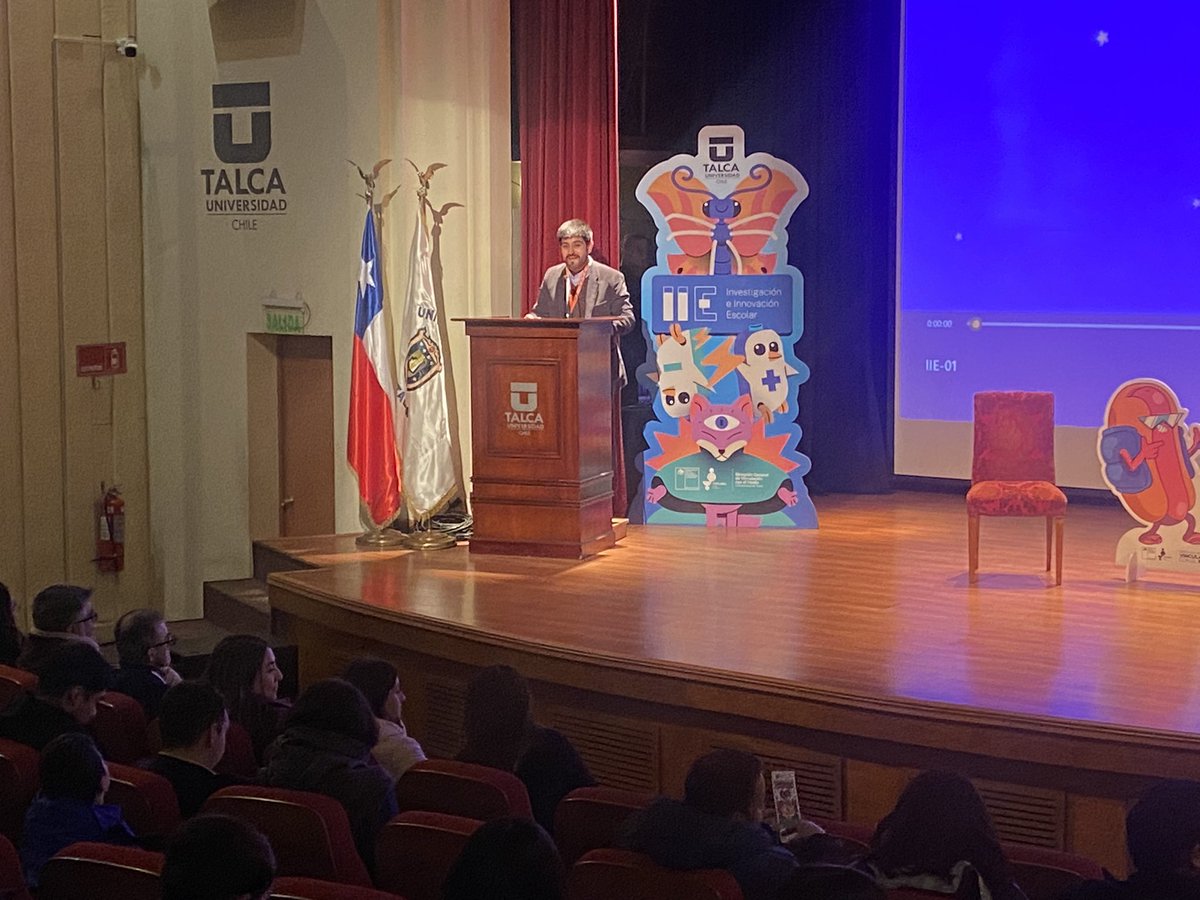 🧑🏻‍🔬👩🏻‍🔬AHORA #Talca:  César Retamal, Jefe de la Unidad de Divulgación y Director de @exploramaule <a href="/UTalca/">Universidad de Talca</a> da inicio al lanzamiento a las Academias de Innovación e Investigación Escolar #IIE 🧑🏻‍🔧👨‍🔧👩🏻‍🎨👨‍🎨