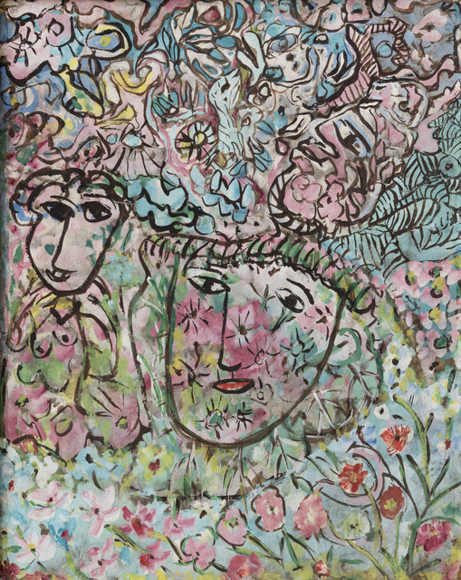 Janet Sobel (Ukrainian-American, 1893-1968) Untitled, ca. 1947.