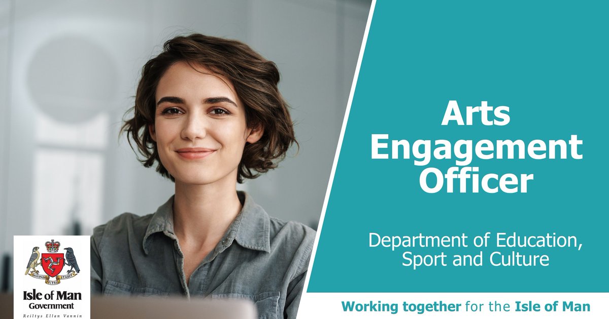 We are seeking an Arts Engagement Officer to join our team within the Culture Division of the Department of Education, Sport and Culture.
Find out more about the role click the link below or email iomarts@gov.im, or call the team on 694598.
jobtrain.co.uk/iomgovjobs/Job…   #newrole #job