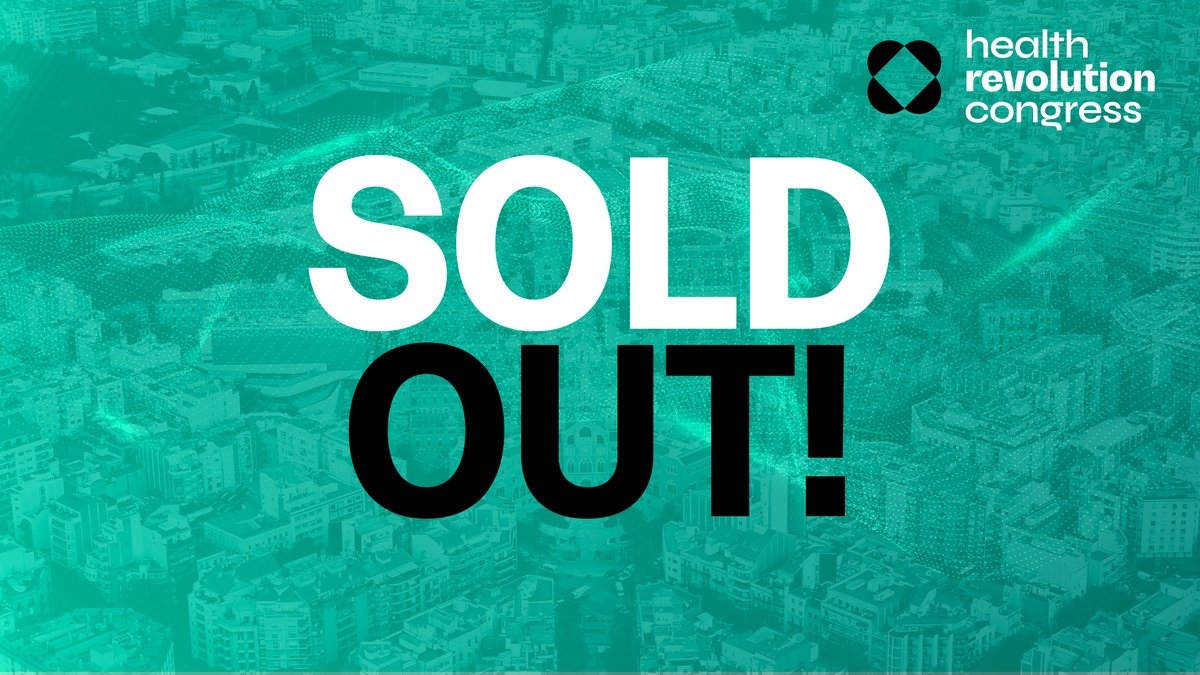 Health Revolution Congress (@hrc_barcelona) on Twitter photo The #HRC on May 16th is officially SOLD OUT! 🔥 Join forces with global startups and stakeholders, dive deep into the latest tech and pioneer innovations against the stunning backdrop of <a href="/santpaubcn/">Recinte Modernista de Sant Pau</a>. Get ready to immerse yourself into the #digitalhealth landscape. The #HRC on May 16th is officially SOLD OUT! 🔥 Join forces with global startups and stakeholders, dive deep into the latest tech and pioneer innovations against the stunning backdrop of <a href="/santpaubcn/">Recinte Modernista de Sant Pau</a>. Get ready to immerse yourself into the #digitalhealth landscape.