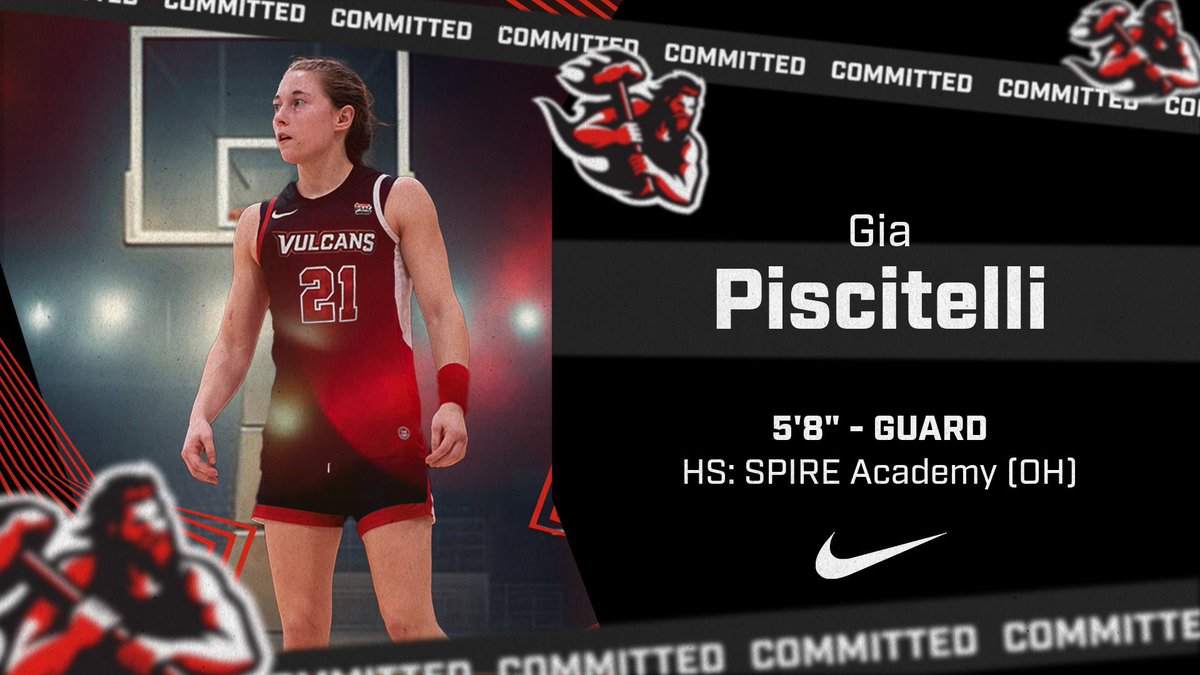 🚨Commitment Alert 🚨

From Cleveland to Cal 

Vulcan Nation, let’s welcome Gia to the CAL U WBB FAMILY! 

Gia Piscitelli 
5’8” Guard 
High School: SPIRE Academy 

🔴⚫️🔴⚫️🔴⚫️