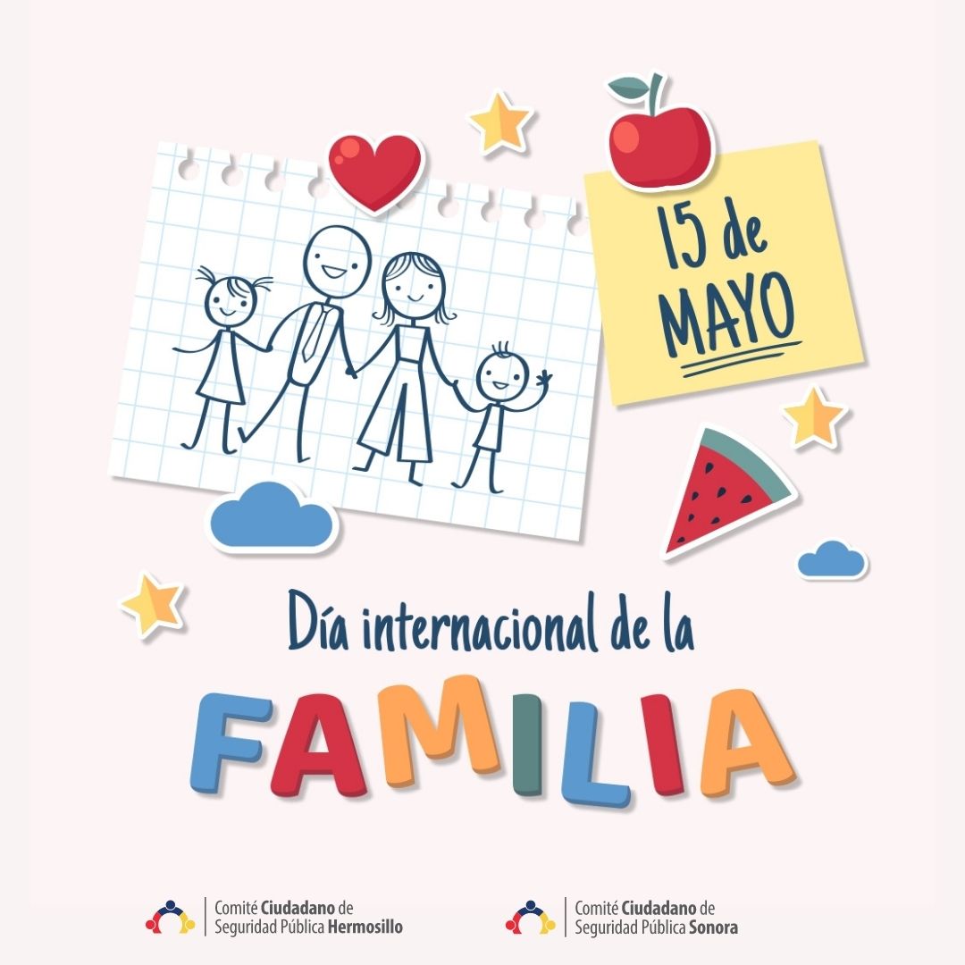 ¡Feliz #DíaDeLaFamilia! 🥳 Deseamos que en cada familia se fomente el amor, los valores y la convivencia en el hogar. Tengamos presente que la seguridad inicia en casa y podemos ser mejores cada día. 🏠❤️