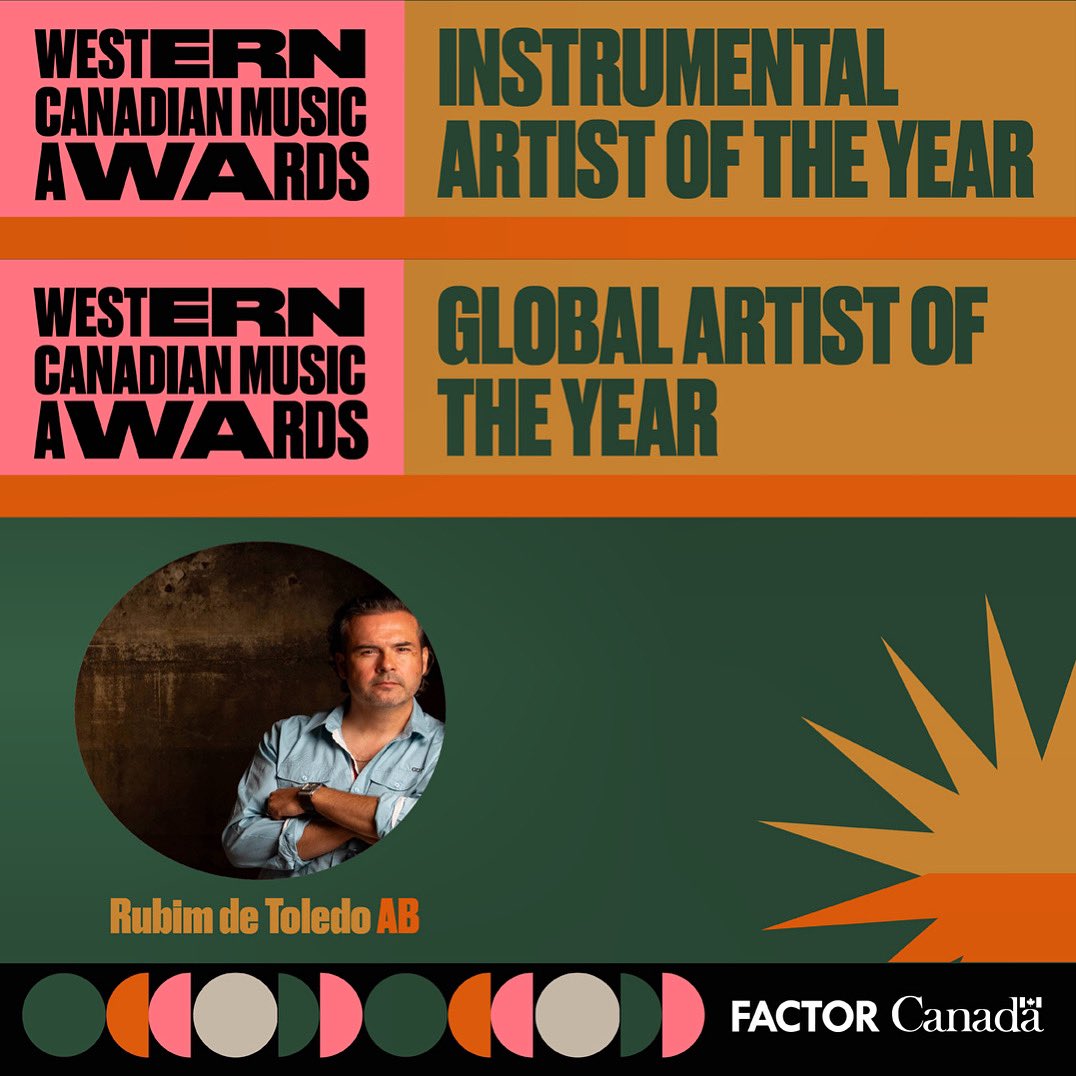 Excited to announce that I have been nominated for two 2024 Western Canadian Music Awards! @BreakOutWest @Alberta_Music #globalmusic #worldmusic #brazilianmusic #latinmusic #latinjazz #jazz #musicwithoutborder #canadianjazz
