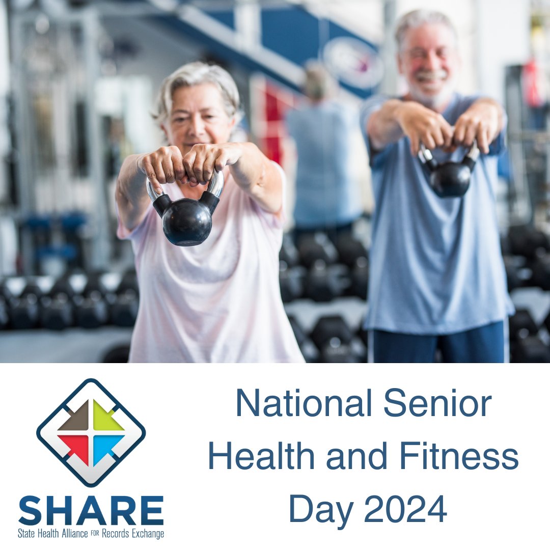 It's #NationalSeniorHealthandFitnessDay! Today is a reminder that staying active is crucial at every age, and a reminder for older adults to embrace healthy habits and have some fun! ️ #FitnessForAll #ActiveAging