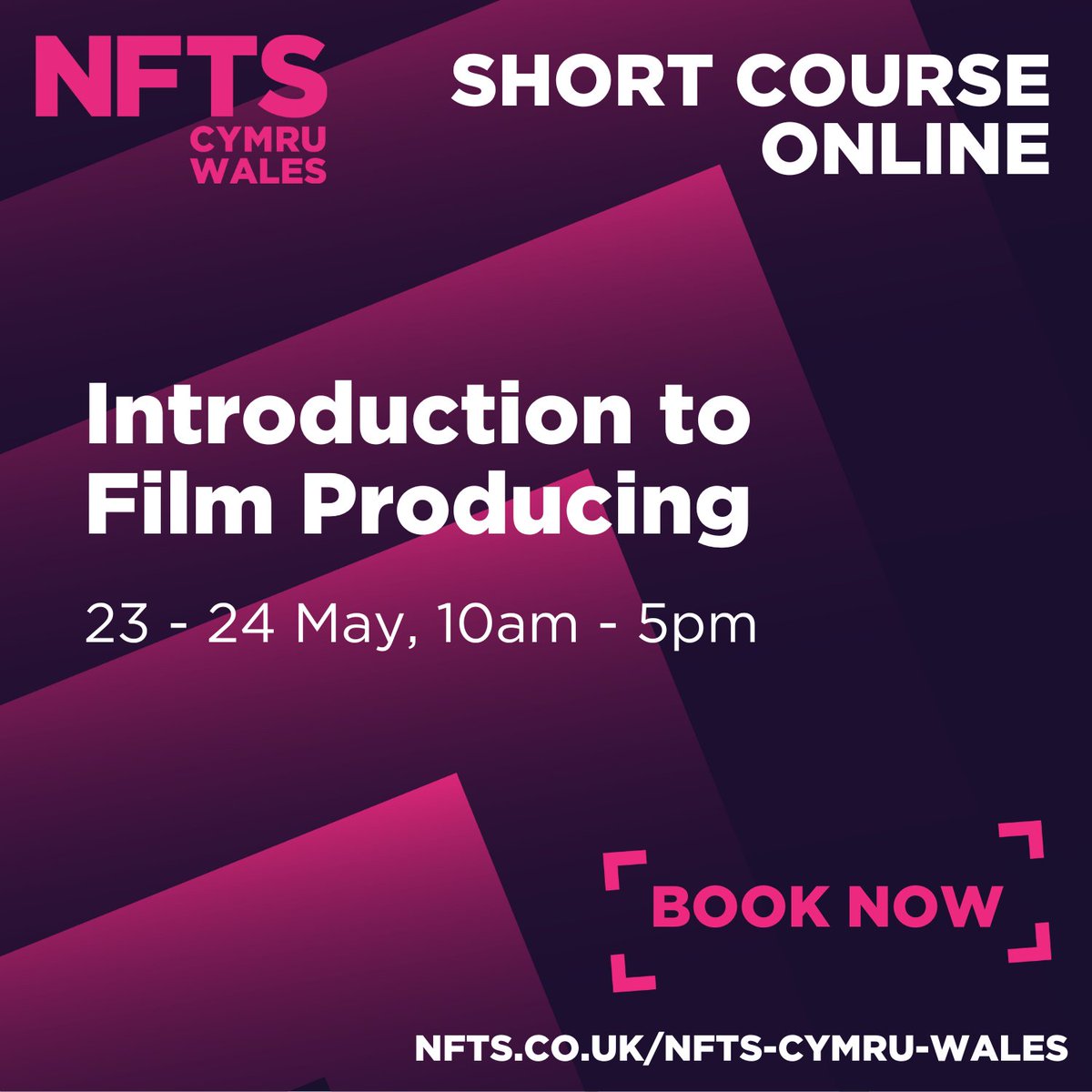 Curious about film producing? 📽️ Book now for our 'Introduction to Film Producing' online short course on 23 - 24 May, 10am - 5pm Based in Wales? Check out one of our @cymrugreadigol bursaries to help fund your course. nfts.co.uk/introduction-f… #makeit #film #tv #producing
