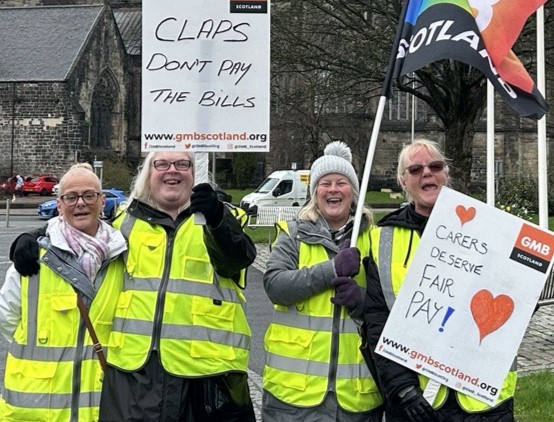 'It feels momentous. Not just for us but for every carer.'

Striking staff at Renfrewshire Council force job regrading to win fair pay and big, backdated rise.

bit.ly/4biMobI