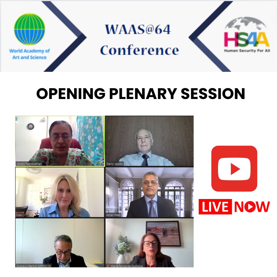 Live now: International Conference on WAAS@64.
Parallel A session link: youtube.com/watch?v=L6iLa2…
Parallel B session Link: youtube.com/live/qaNiuegqK…

#WAAS64 #HumanSecurity