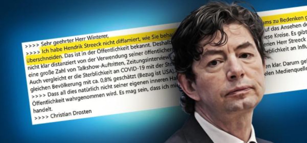 @zeitonline Ich finde es wichtig und richtig, dass @zeitonline endlich auf die ‚Methode #Drosten‘ aufmerksam macht. Ein absolutes No-Go, wie der Berliner Virologe regelmäßig Kollegen diffamierte! Danke! 

welt.de/politik/deutsc…