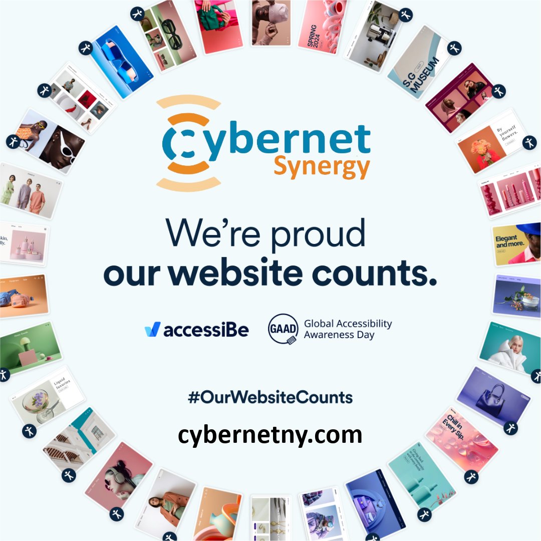 Global Accessibility Awareness Day is May 16th 
Find out more about ADA compliance here cybernetny.com/ada-compliance
accessibe.com/blog/news/make… #AccessibilityMatters #digitalmarketingtips #InclusiveSocialMedia #cybernetny